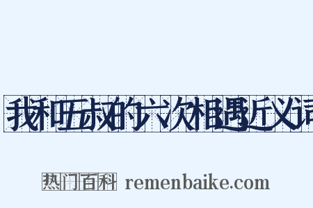 我和五叔的六次相遇近义词是什么意思的图片